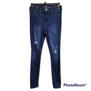 Hollister Distressed High Rise Jean Leggings